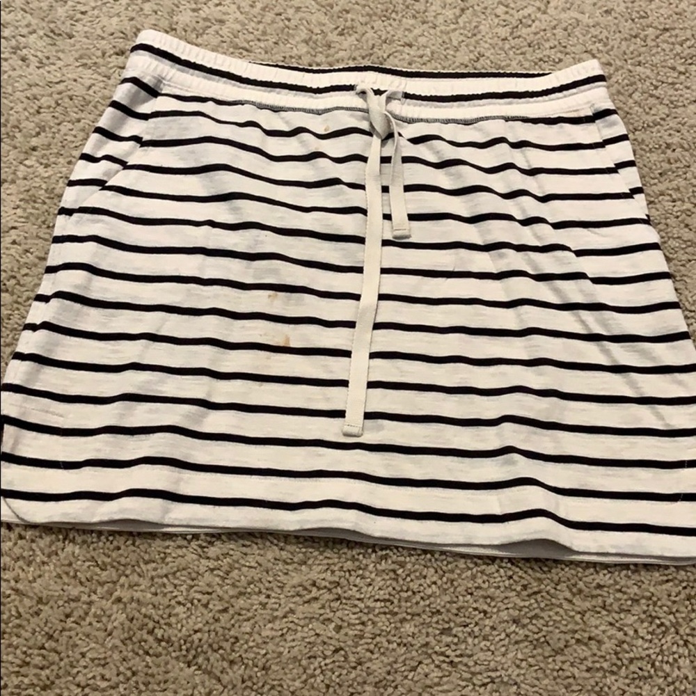 LOFT striped skirt